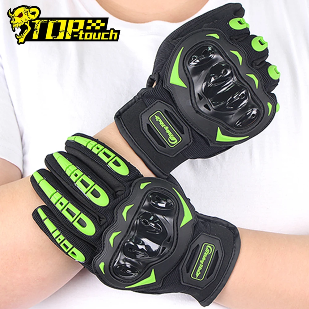 

Мотоциклетные защитные перчатки с полным пальцем, дышащие мотоциклетные перчатки, противоскользящие уличные мотоперчатки для верховой езды, сенсорный экран M-2XL