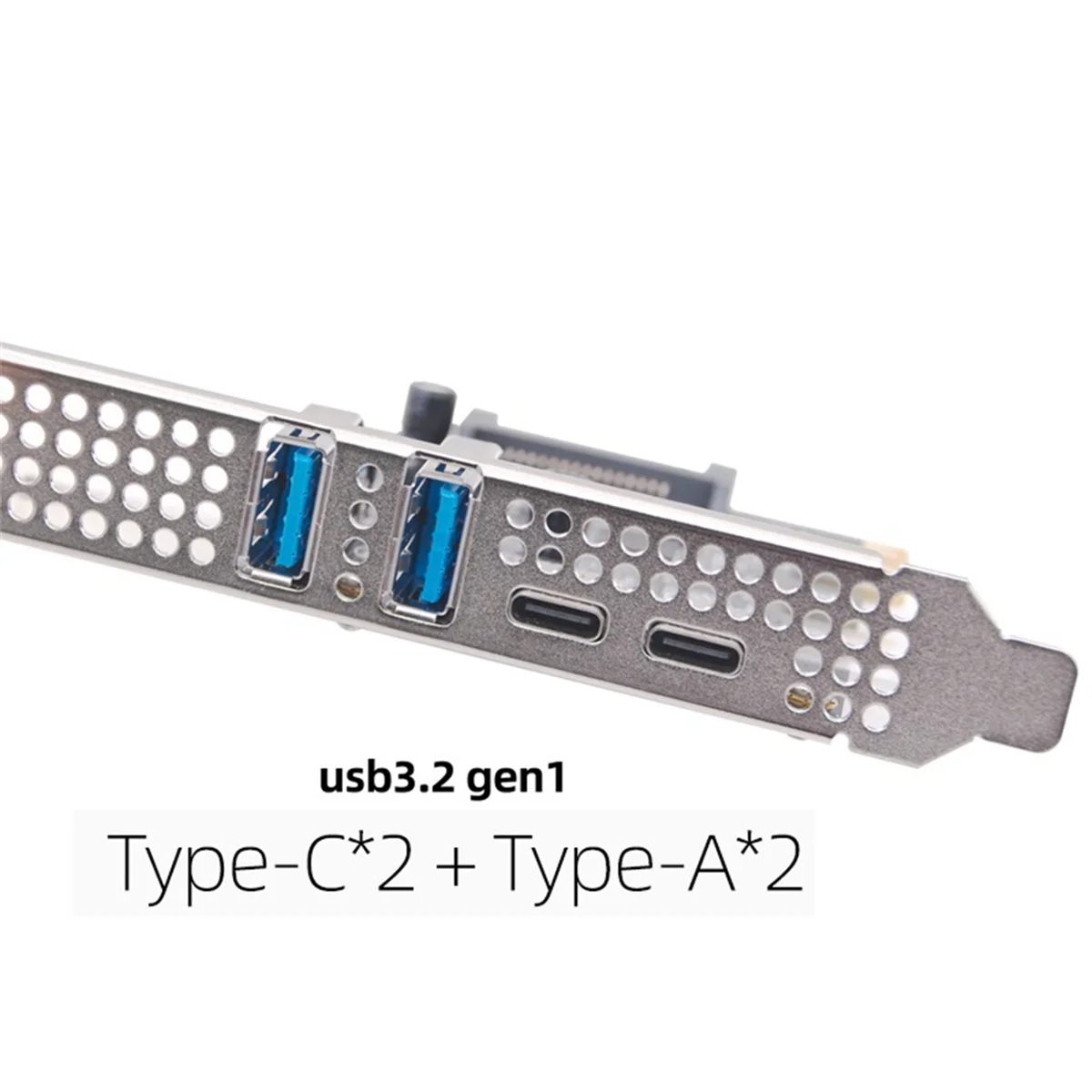OUVU-Type C USB 3.2 Gen1 5Gbps PCIE 카드 어댑터 PCI Express 보드 2xUSB A 포트 + 2xType-C 포트/USB3.2 PCI-E 확장 카드