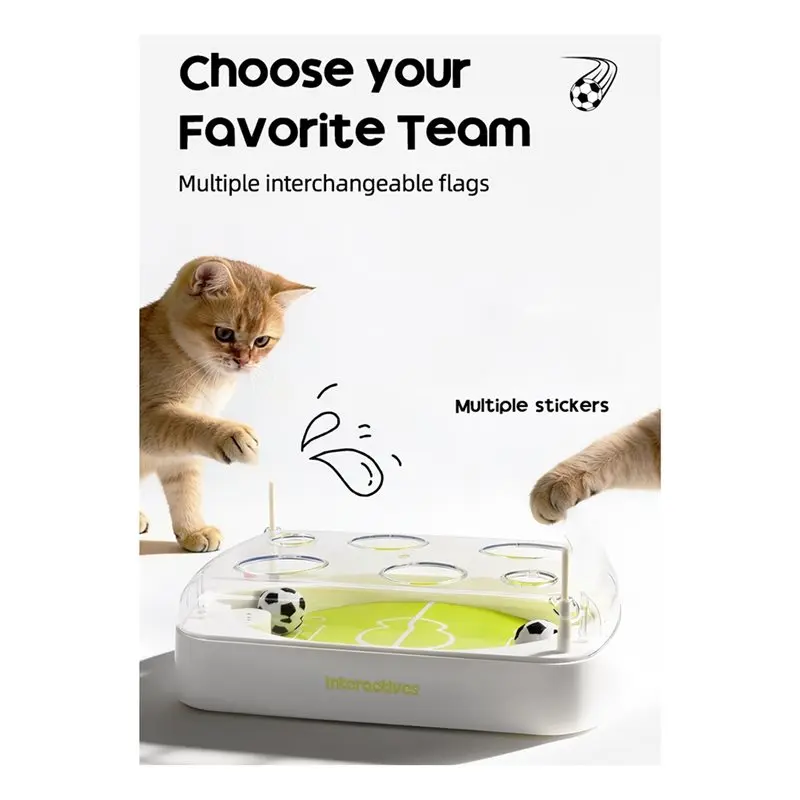 RTENTE-Automatic Rolling Play Electric Interactive Soccer Cat 3 Inch Catnip Infused Core Ball, Cat Exercise