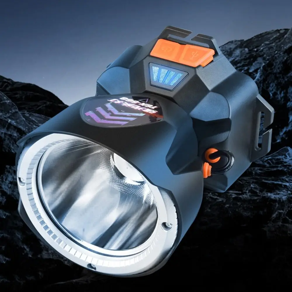 

Rechargeable Strong Light Headlamp Electric Display Emergency Charging Night Fishing Head Lamp Long Battery Life Waterproof