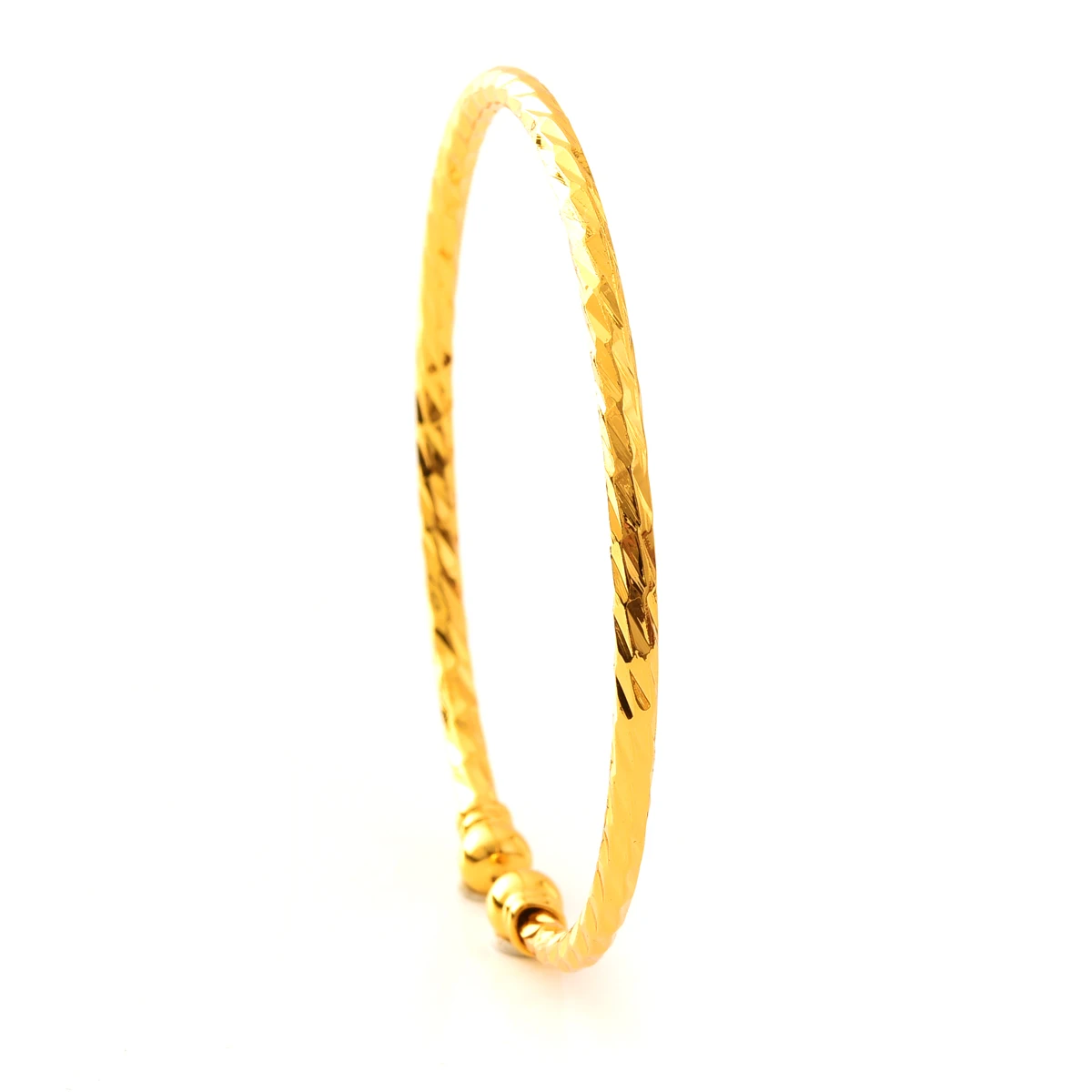 Dubai Gold  Small Gold Color Bracelet&Bangles for Baby/Girls/Boy Charm Beads Bracelet Small Bell/Heart Jewelry Child Party Gifts