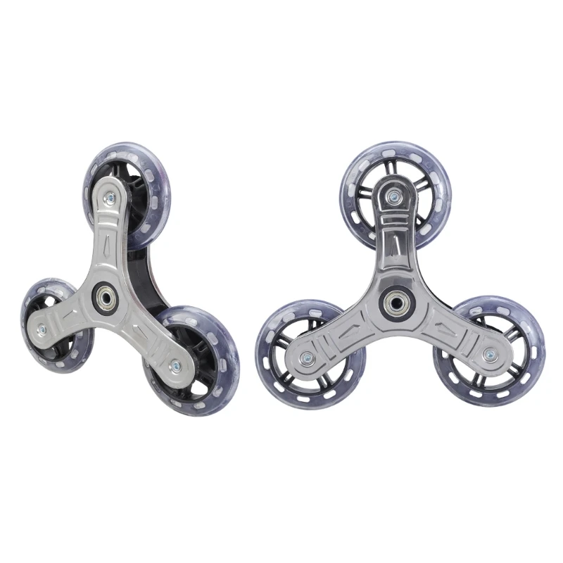 

2pcs Heavy Duty Stair Climbing Wheel Replacement Wheel upgrades Smooth & Quiet for Portable Grocery Cart & Luggage .Q0KF