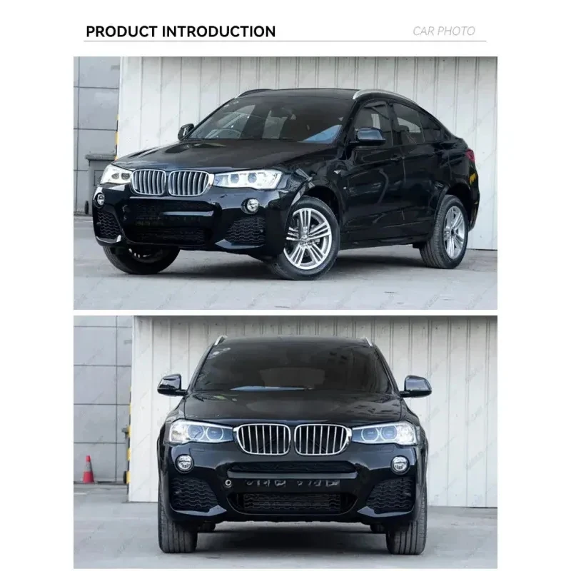 

Factory Body Kit X4 F26 Upgr To MT Style With Front Rear Bumper Side Skirts Diffuser Wheel Eyebrow