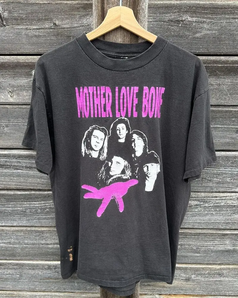 Rare 1989 Mother Love Bone ‘Shine’ Basic Black Unisex T shirt S-5XL KH4106