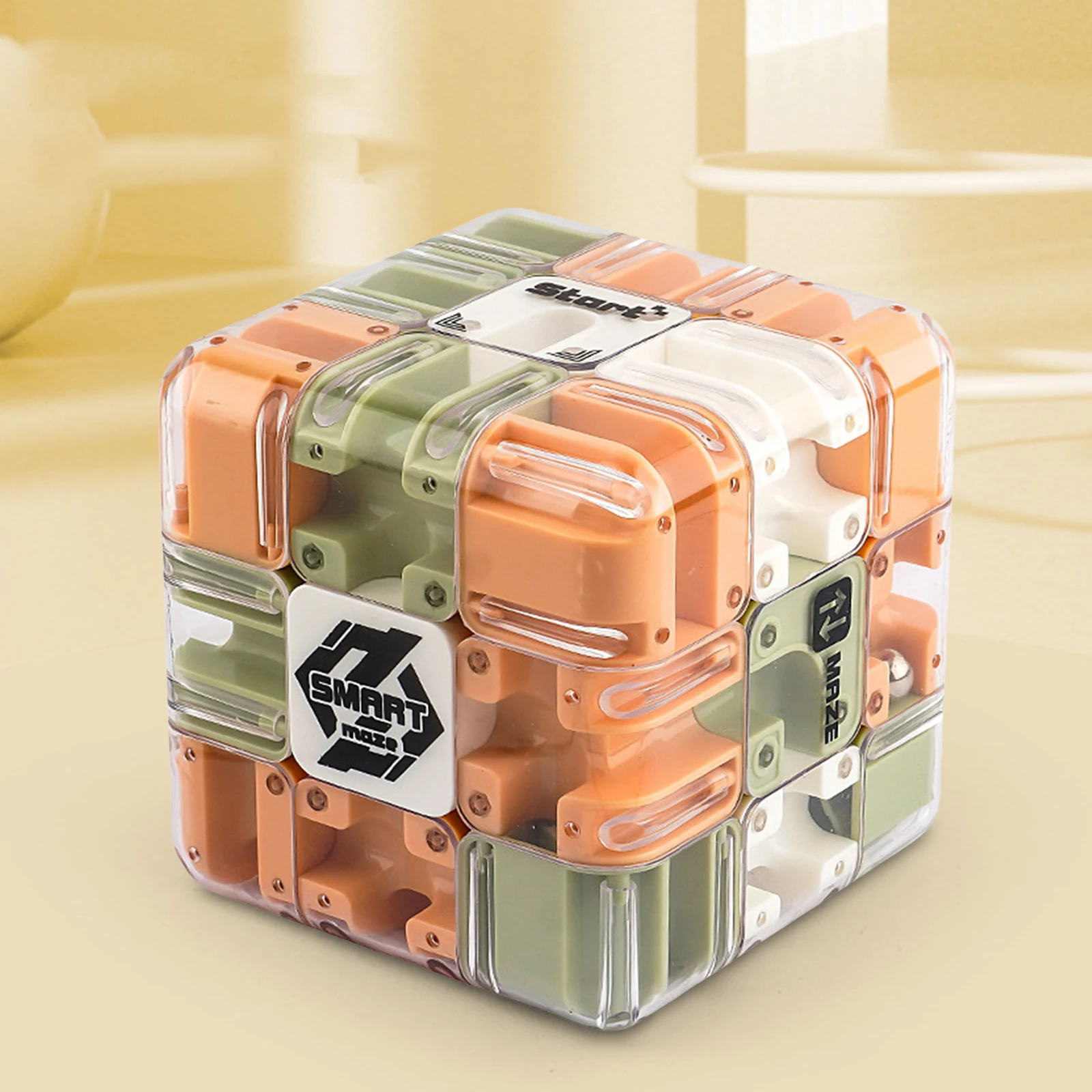 

3D Maze Magic Cube Six-sided Transparent Puzzle Speed Cube Cubes Maze Toys For Children's Educational Toys Birthday Party Gift