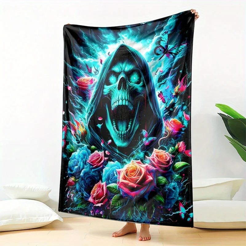 Rose Skull Blanket … - image