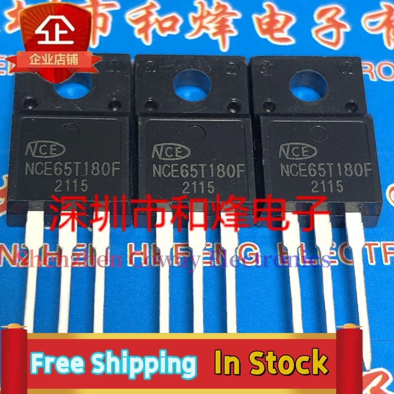 10PCS-30PCS  NCE65T180F  TO-220F 650V 21A    In Stock Fast Shipping