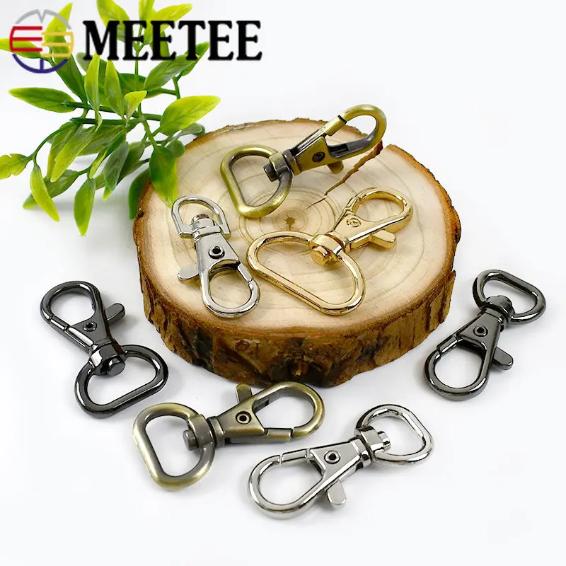 20/30Pcs 10/13/16/20/25mm Metal Buckle For Bag Strap Swivel Lobster Clasp Dog Collar Spring Snap Hook DIY Hardware Accessories