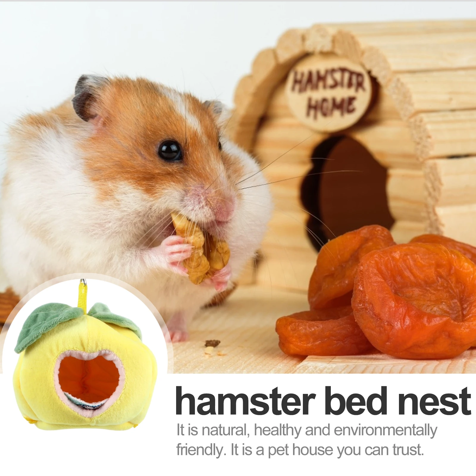

Cotton Nest Beds for Hamsters Cage Home Hammock House Warm Bedding Soft Cozy Winter Eco Friendly