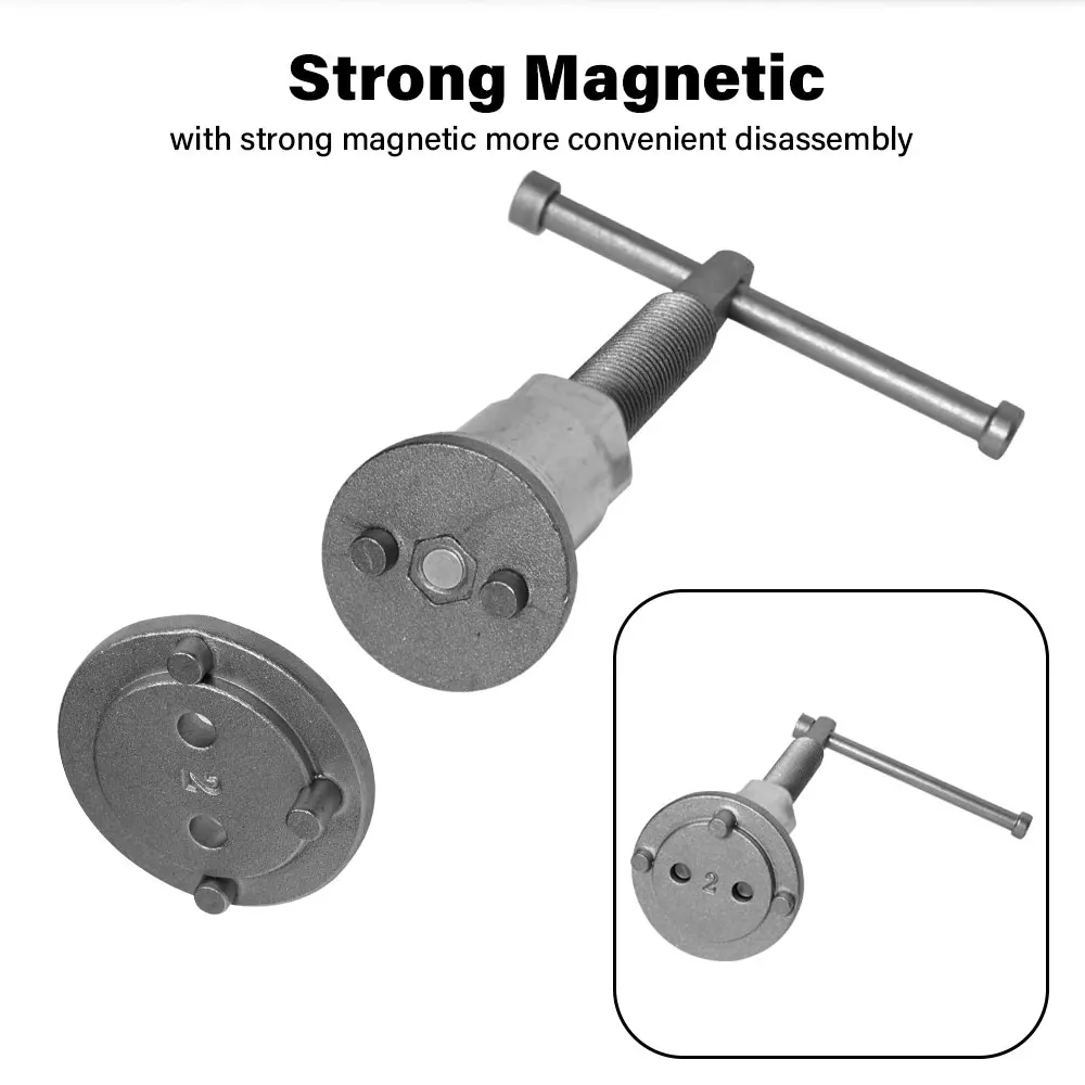 

[Big sale] Pro Brake Caliper Rewind Tool 12PCS Set with Magnetic Disc - Complete Piston Compression Kit for Disc Brake Service