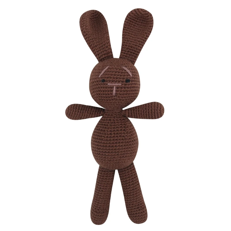 

Stuffed Animal Rabbit Toy Soft Comfortable Rabbit Early Education Toddler Toy Home Decors 25cm/10in