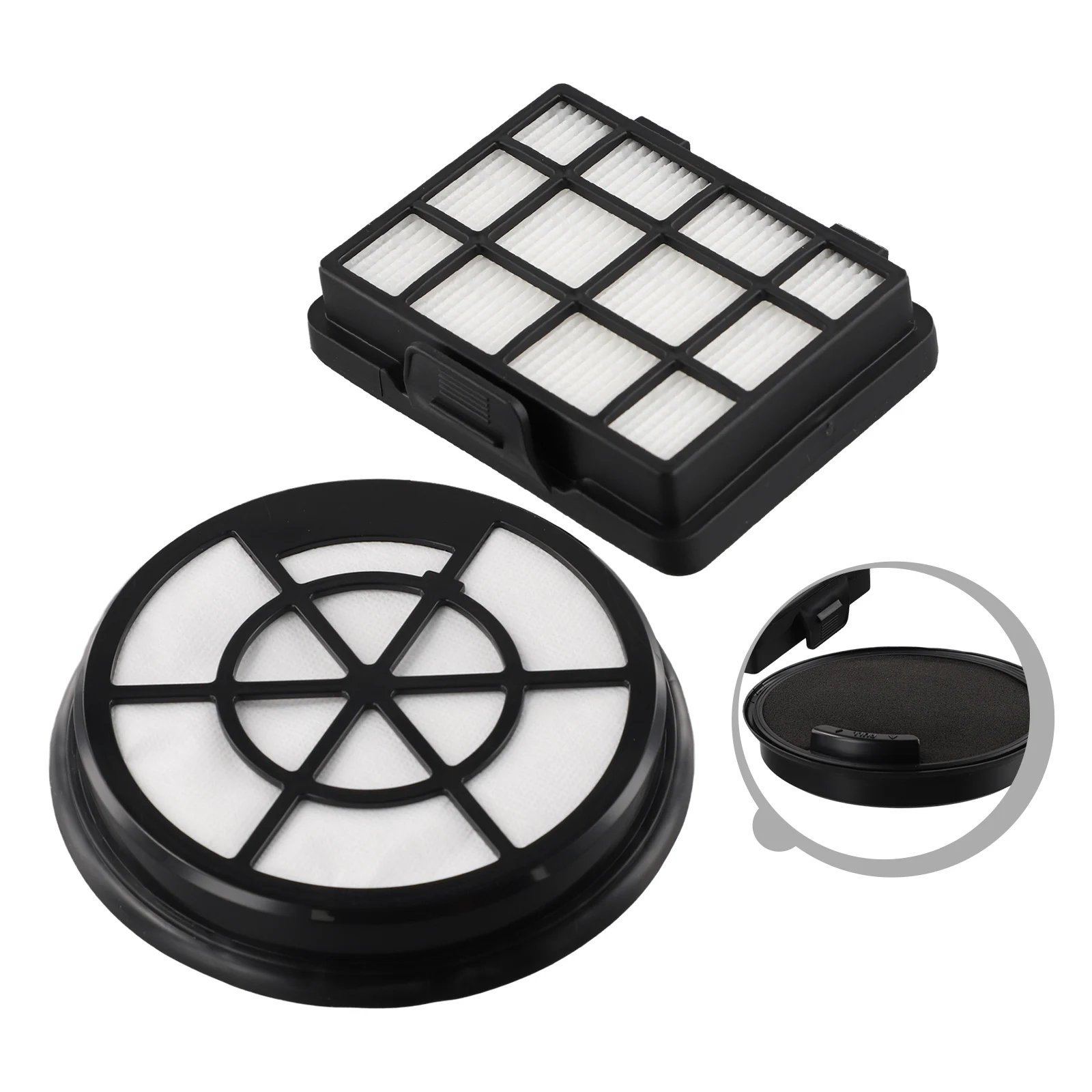 3pcs Dust Container Filter Foam/Outlet Filter For B07C3NFCYC Household Appliances Vacuum Cleaner Accessories 3pcs