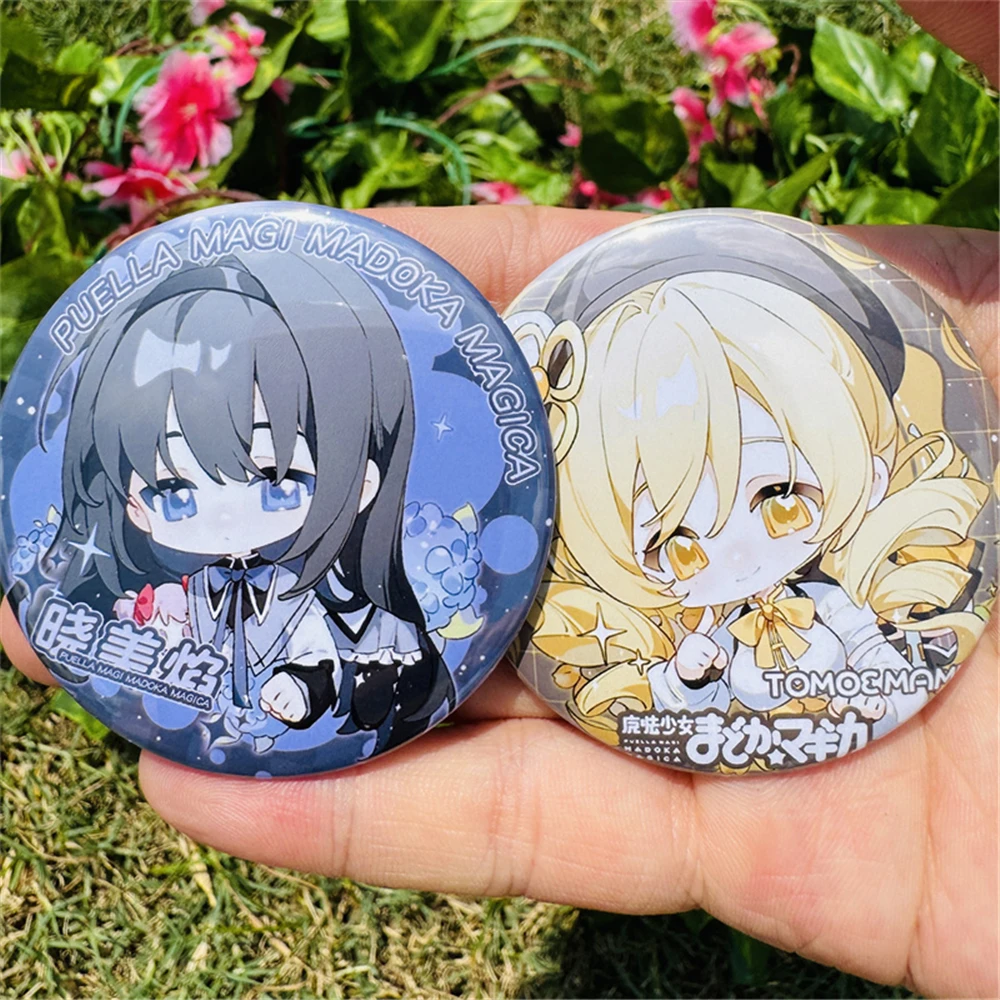 

58 мм аниме Puella Magi Madoka Magica Akemi Homura Tomoe Mami косплей значок булавка SPTE жесть брошь реквизит