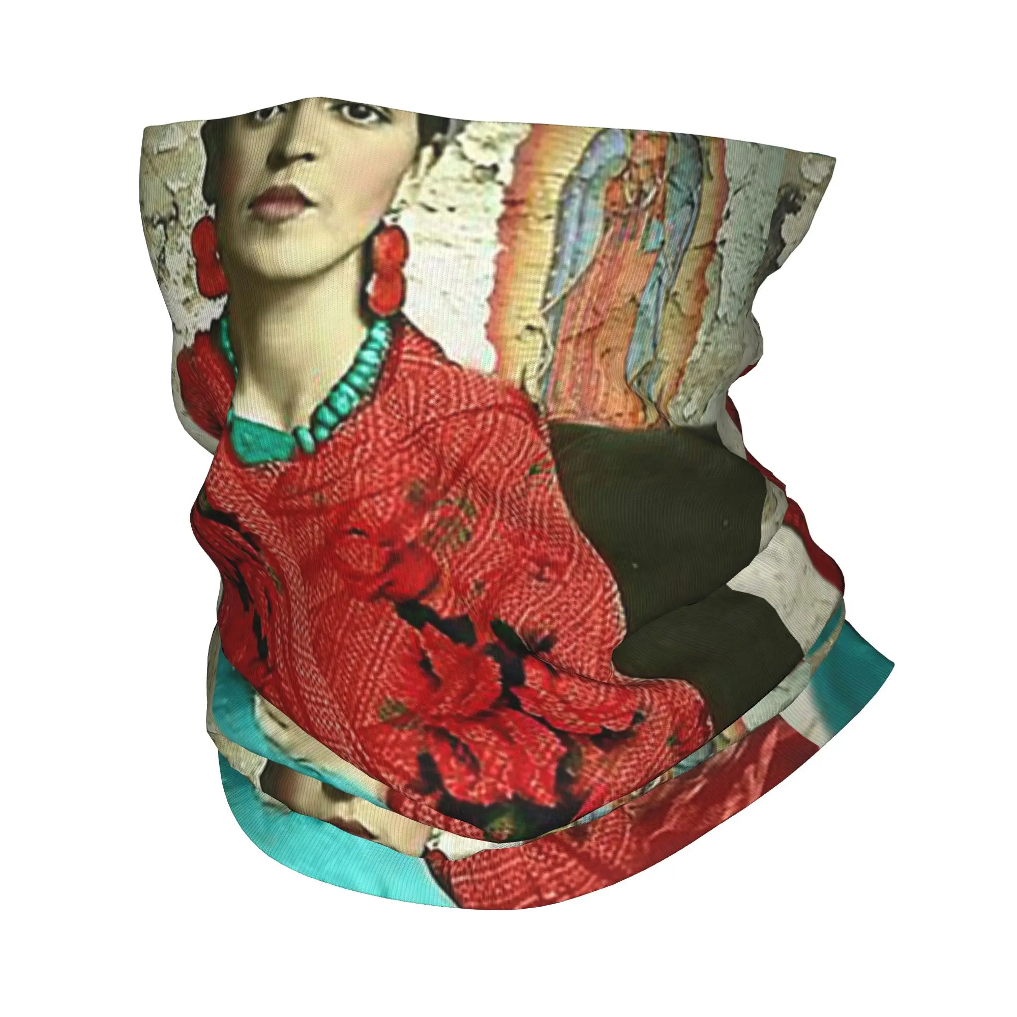 Nostra Signora di Fatima Bandana Ghetta per il collo Sciarpa avvolgente stampata Passamontagna multifunzione unisex adulto