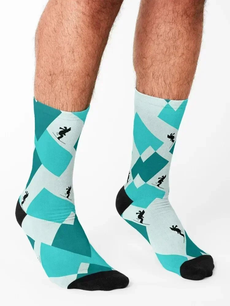 Ski - Ski - Ski Socks Non-slip sheer hiphop sport Mens Socks Women's