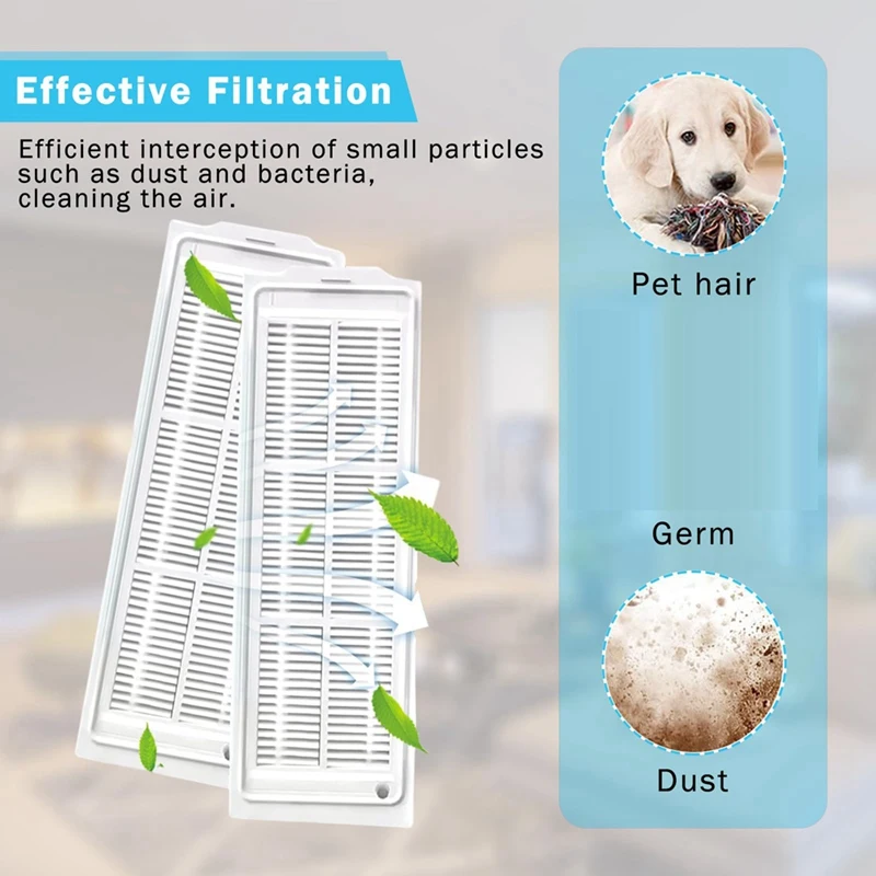 Accesorios de repuesto para Xiaomi Robot Vacuum-Mop 2S/3C / Mop P/Mop Pro / XMSTJQR2S / STYTJ02YM, toallitas con filtros HEPA