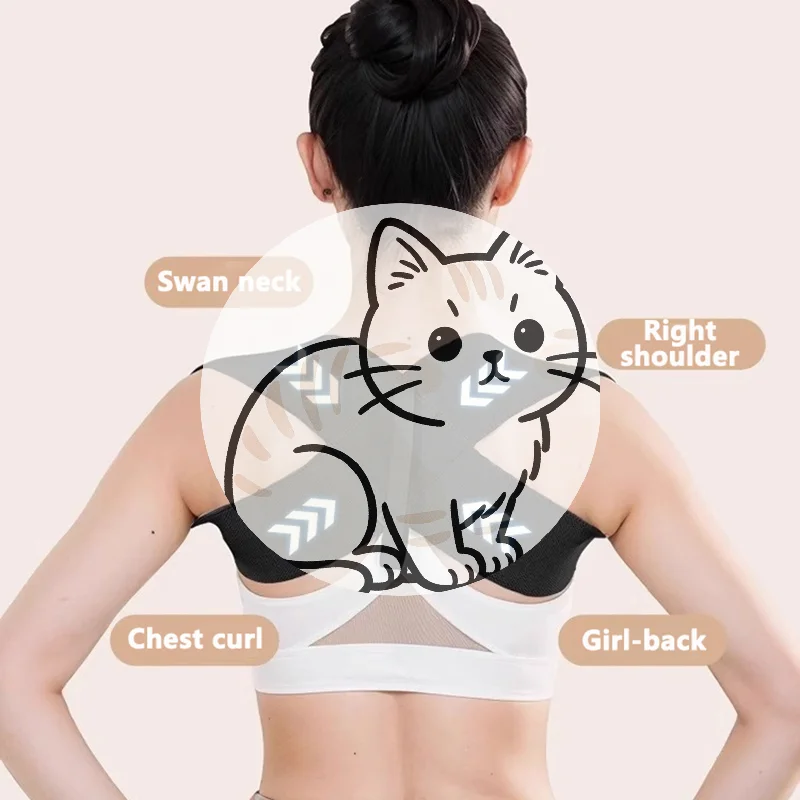 Back Brace Posture Corrector Belt Lumbar Shoulder Support Breathable Elastic Back Posture Correction Back Spine Orthopedic Brace