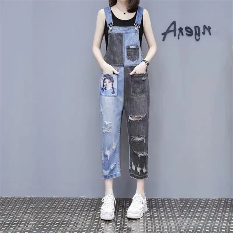 

2024 Spring and Summer New Cave Denim Stitch Tibra Women's Korean Edition Loose Turbish Pants Wide Legs