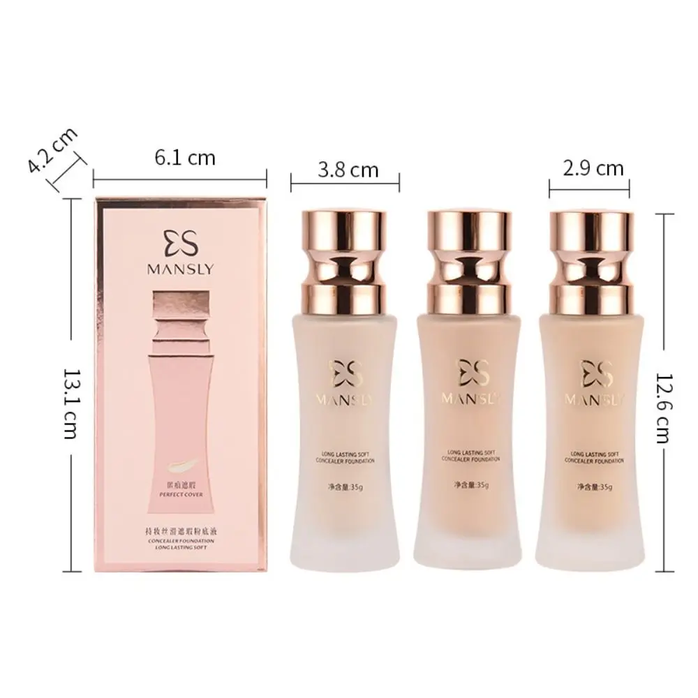 Fond de teint liquide léger, couverture intégrée, finition naturelle, couverture rayonnante, fond de teint hydratant longue durée sans cruauté