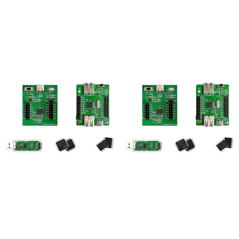 X64A-2X CH32V003 Development Board Kit Evaluation Board 32-Bit General-Purpose RISC-V MCU Functional Application Assessment