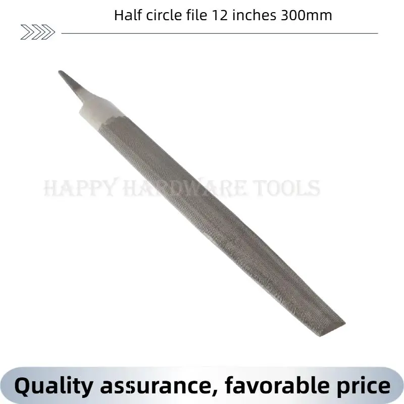 Lima de acero Industrial de 12 pulgadas, escofina de dientes medios, lima plana para ajuste, metalurgia, carpintería, lima de escofina de acero