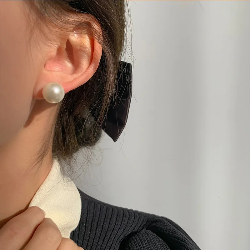12Pairs White Simulated Pearl Earrings Set For Women Girls Ear Studs Fashion Elegant Stud Earring Wedding Bride Jewelry Gifts image 5