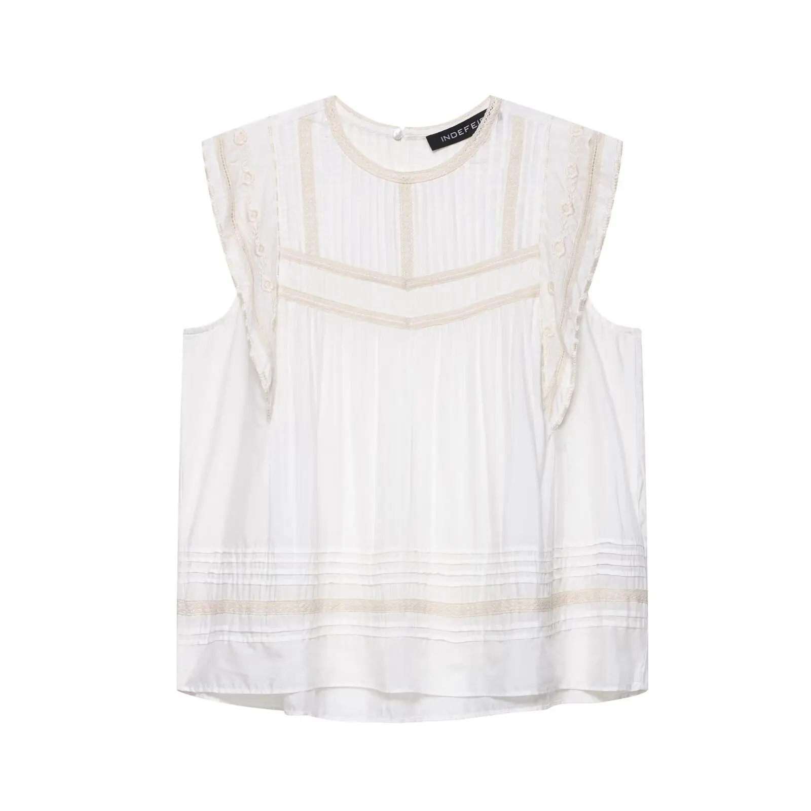 

Women's Blouses 2025 Summer New Arrivals Solid-Color Short-Sleeve Blouses Embroidered Shirts