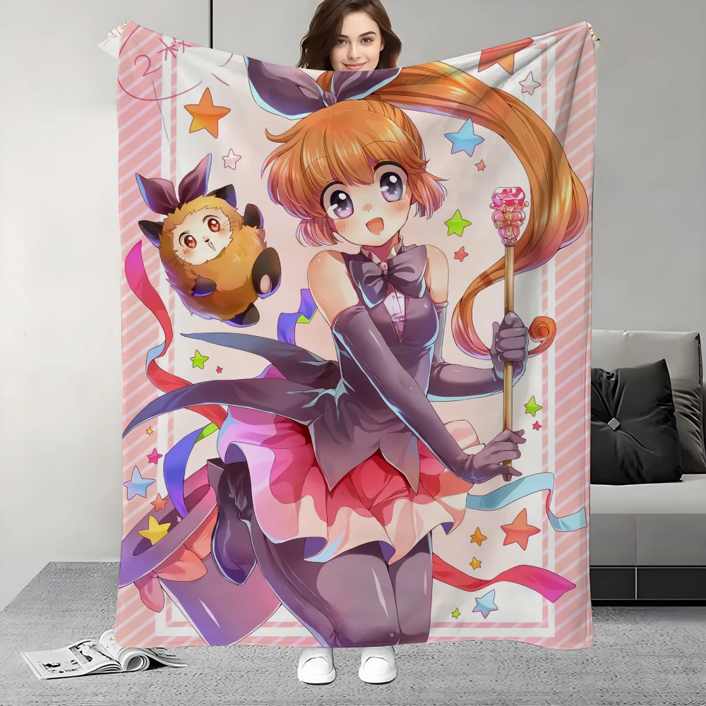 Anime Saint Tail Blanket Soft and Skin Friendly For Couch Bed Napping Bedspread All Seasons Comforter