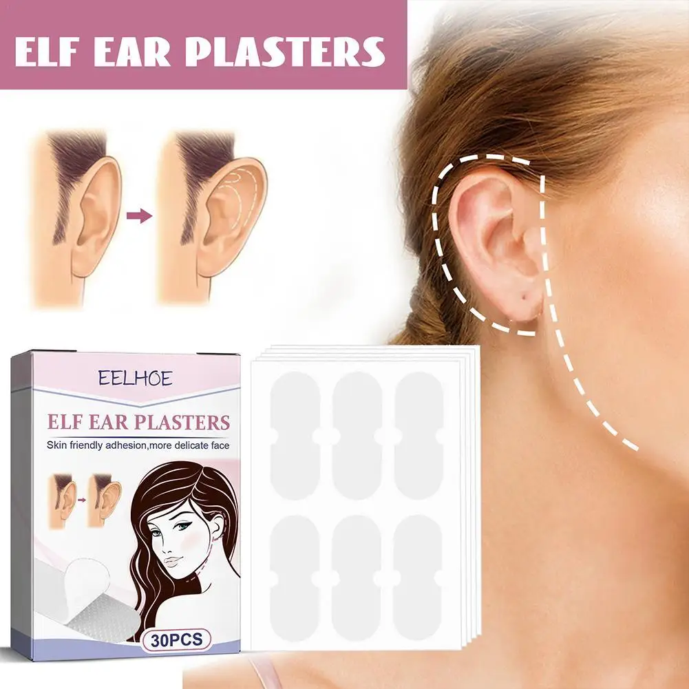 30pcs Invisible Protruding Ears Correctar Tape Ear Aesthetic Correctar Elf Ear Stickers Ear Correction Patch Makeup Tool