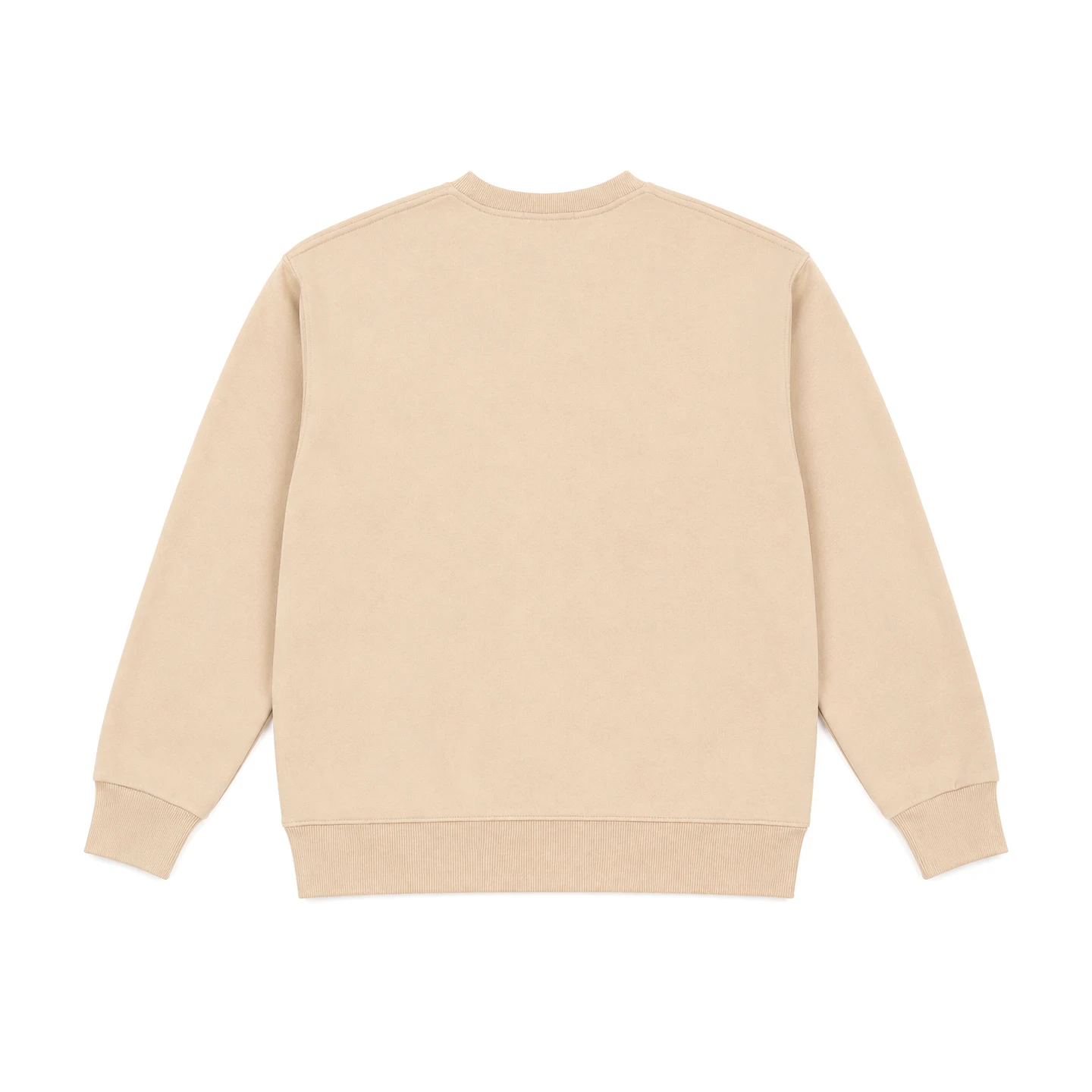 CH Damen Rundhals-Langarm-Sweatshirt mit Frontstickerei-Logo, Basic Casual Daily Wear, Weicher Fleece-Pullover – Detail 5