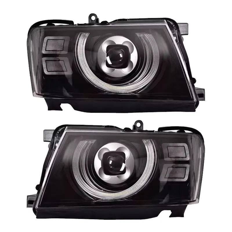 Car LED Head Lamp for Patrol Y61 2005 - 2022 Double Beam Lens Projector Head Light Headlights  Assembly