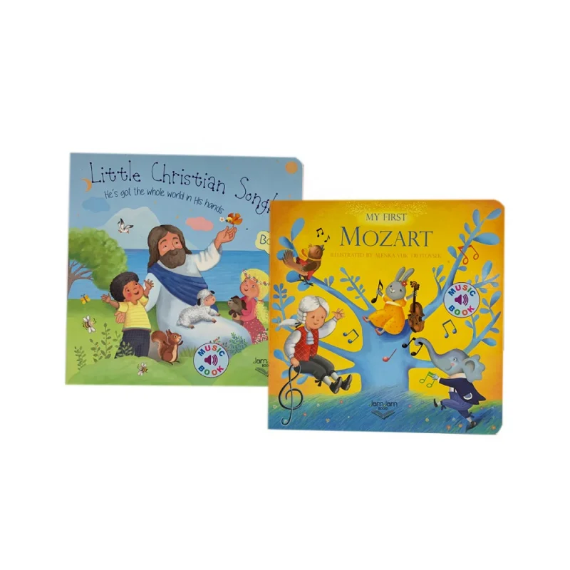 custom Children Sounds Book Printing with Buttons Education Music Book for Kid Learning Books Printing