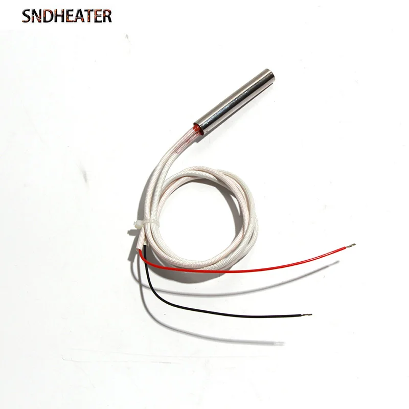 SNDHEATER 6X30mm PTC Thermostat Cartridge Heater Constant Temperature 12V 5V Electric Heating Element Waterproof Antifreeze Rod