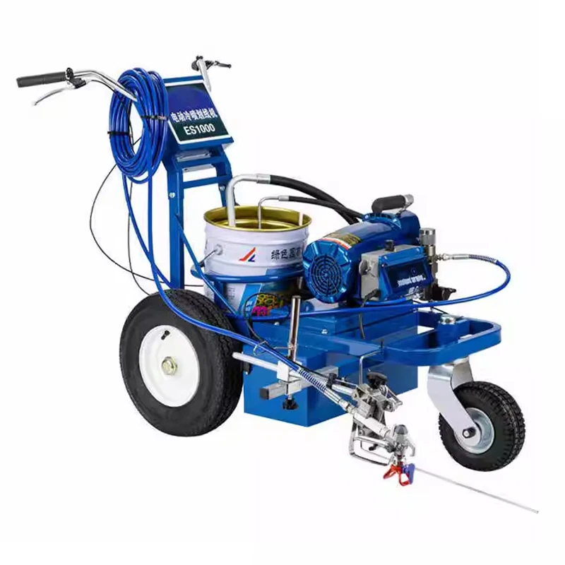 

Cold Spray Road Marking Machine Highway Marking Parking Space Paint Line Sprayer Sports Court/Garage Line Marking(Customized)