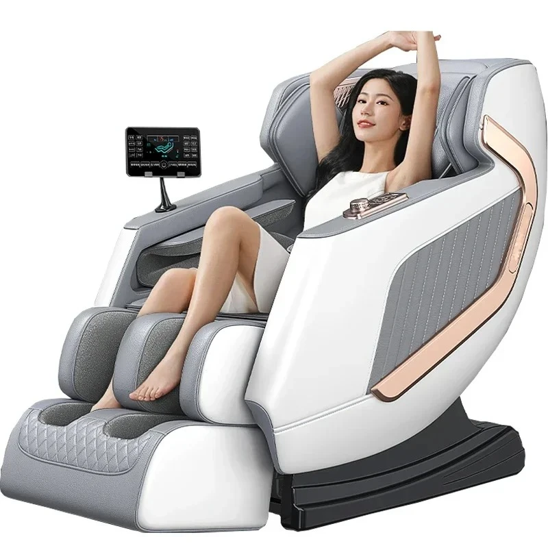 

AI Voice Control Massage Chair for Sale Luxury 4D Zero Gravity Shiatsu Full Body Electric Heating Kneading Korean
