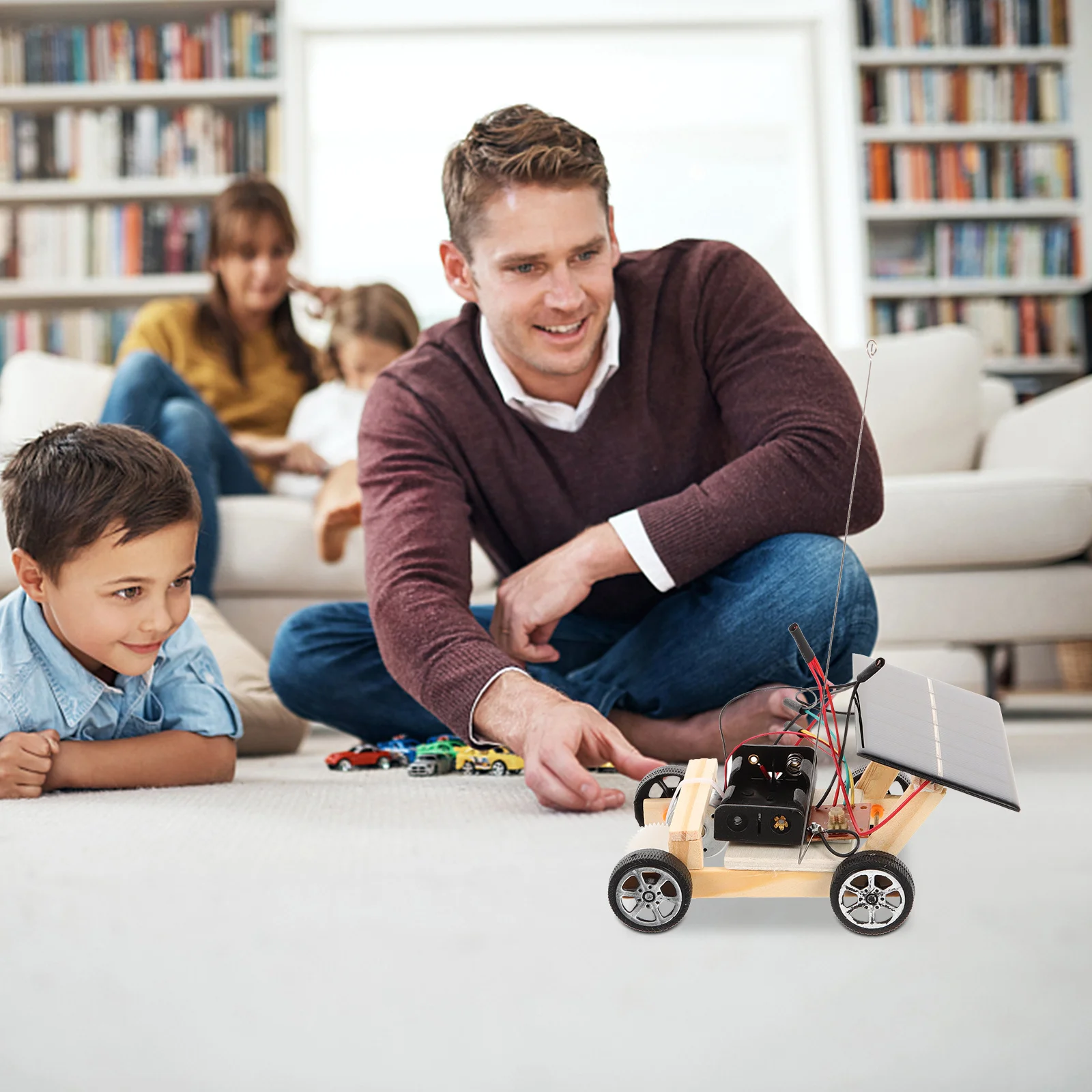 

Деревянный конструктор-сборка на солнечных батареях для детей: развивающий, безопасный, экологичный, обучающий подарок, сделай сам