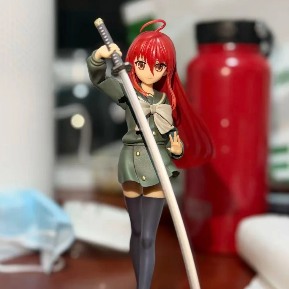 Shakugan Shana Anime-Figur 19cm PVC-Statue Modell Actionfiguren Sammlerstück Ornament Anime-Cartoon-Modell Geschenke