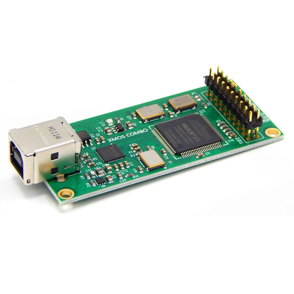 【Hot】Streamer Audio HI FI USB DAC Sound Card XMOS XU308 Amplifier DIY Decoding USB To I2S Digital Interface Board 384kHz/32bit D