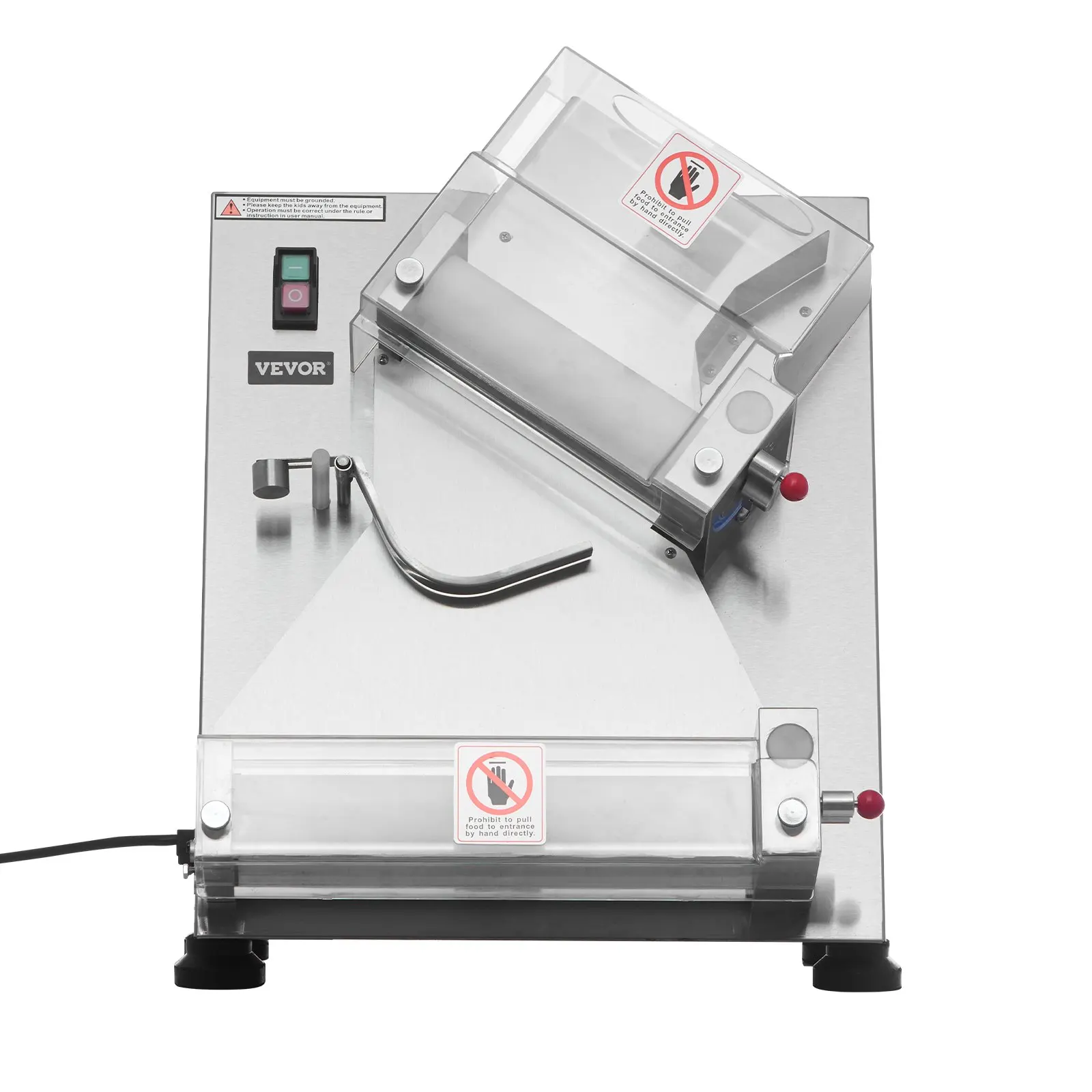 

14 Inch Pizza Dough Roller Sheeter Automatic Commercial Pizza Dough Press 370W