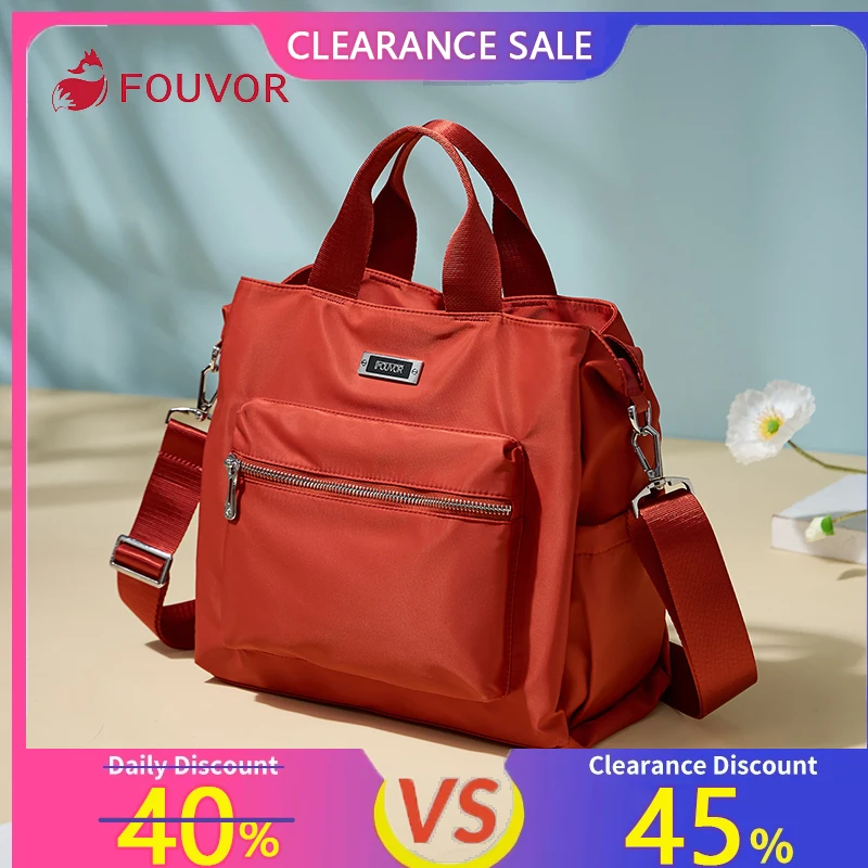 

Fouvor Large Women Bag Trend 2025 Oxford Casual Shoulder Bag Nylon Large Capacity Crossbody Bag Multiple Pockets Handbag 2941-11