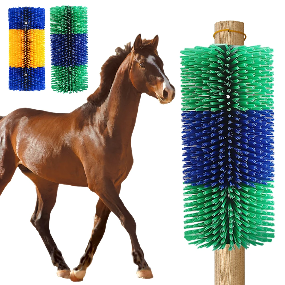 Horse Brush Relieve Itching on The Back of Livestock Livestock Scratching Brush Suitable for Livestock Horse Cattle Sheep Pig