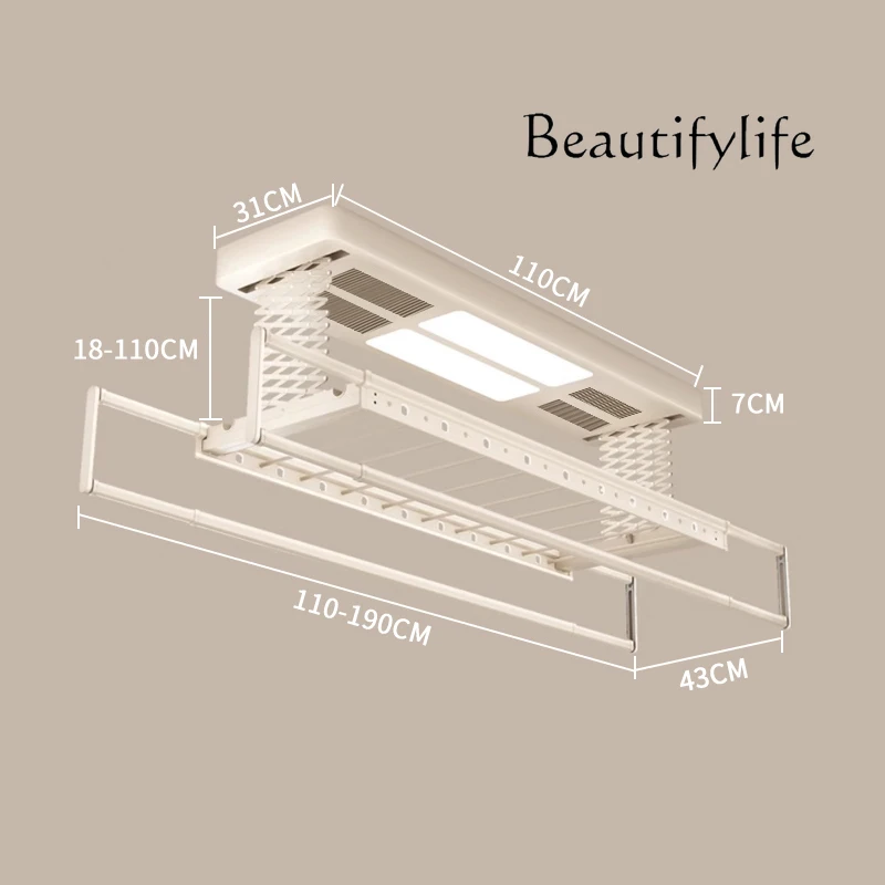 

Rack Retractable Clothes Remote Control Electric Hangers Electric Dryer Rack Clothes Horse Cloth Hanger
