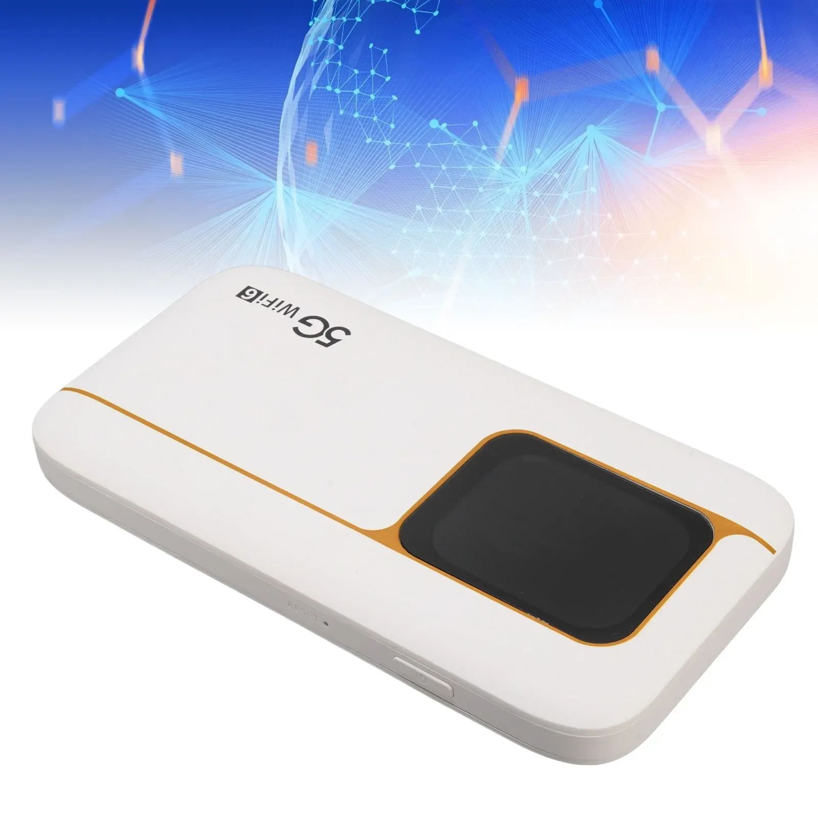 نقطة اتصال متنقلة 5G موبايل هوت سبوت راوتر واي فاي 6 عالية السرعة 2.01 بوصة فتحة للبطاقات Sim 7100mAh لأماكن العمل #4