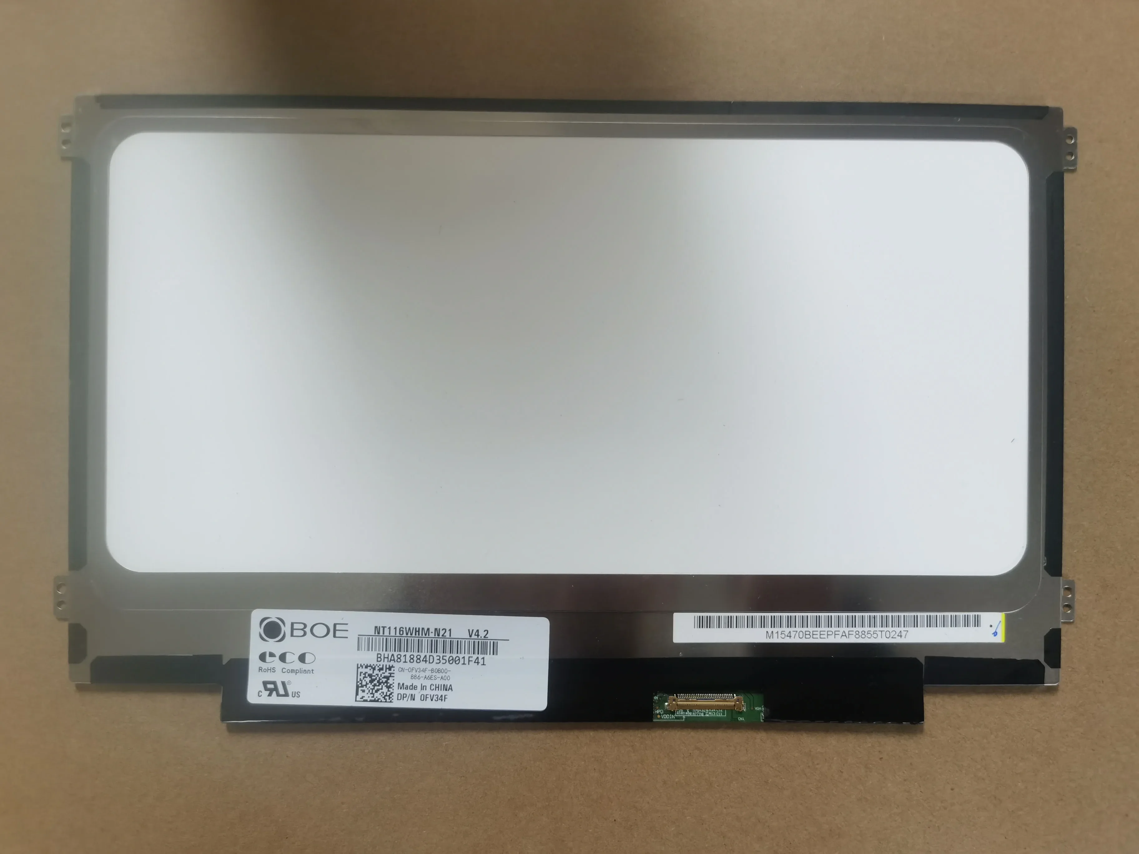 

NT116WHM-N21 11.6" Laptop LCD Screen 1366X768 30pin work for Dell Chromebook 3120 3180 3100 3110