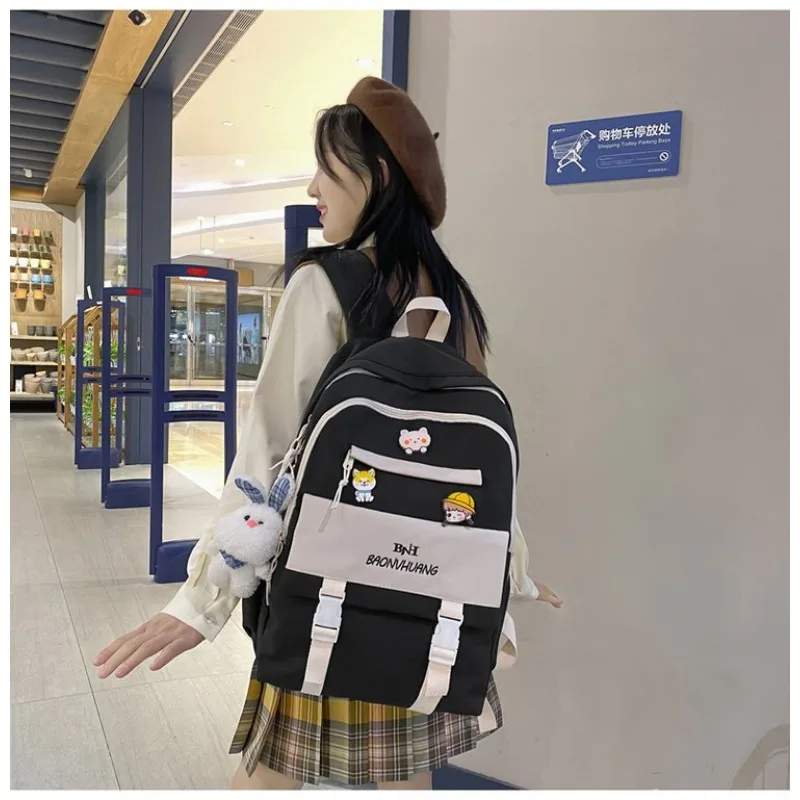 Zaini per la scuola adolescenti ragazze Casual Nylon zaino donna borse a tracolla bambini Packsack Mochilas Para Mujer