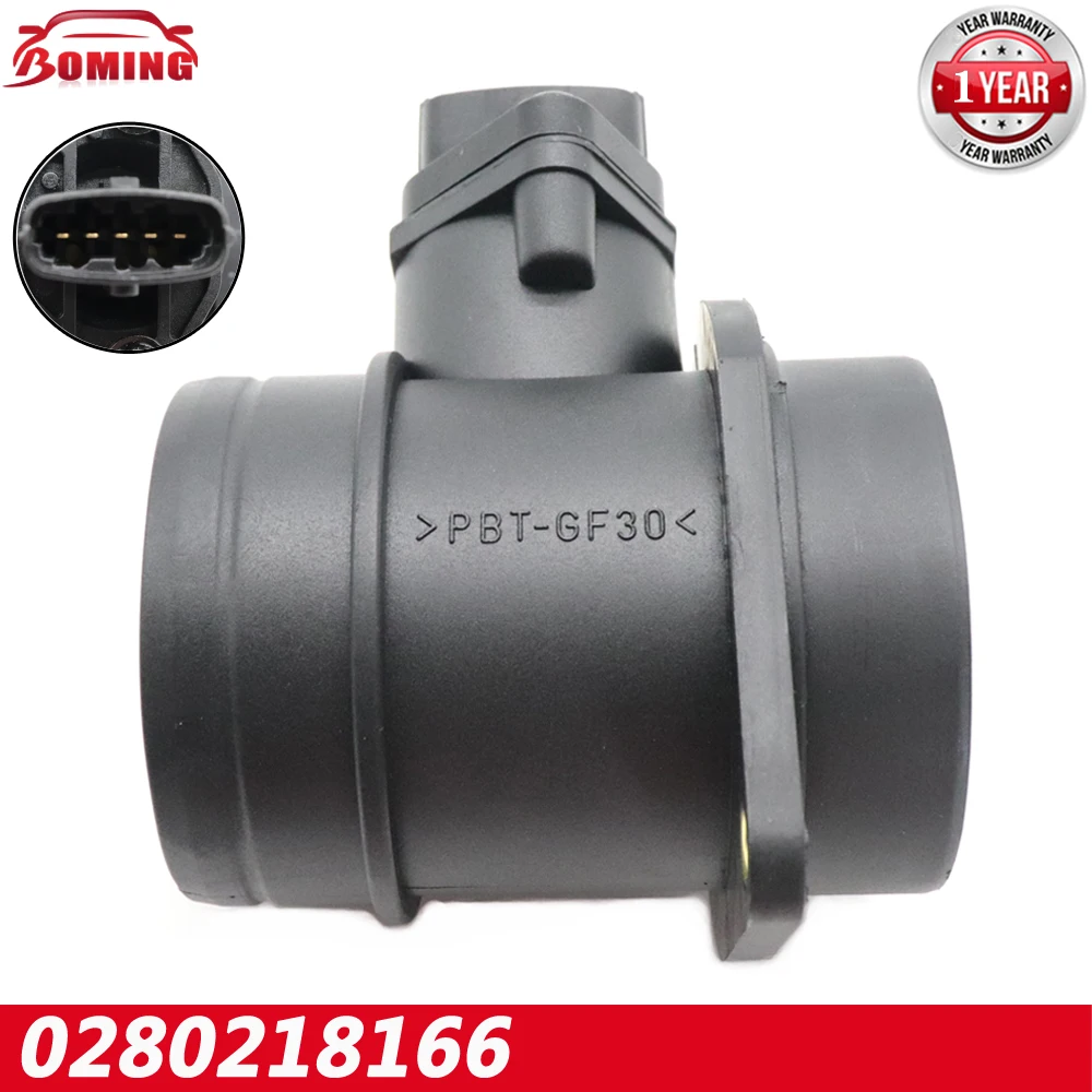 0280218166 Car MAF Air Flow Mass Meter Sensor For Chery Tiggo FL Fiat Marea Multipla Stilo Multi Strada New 4655982 A113614011