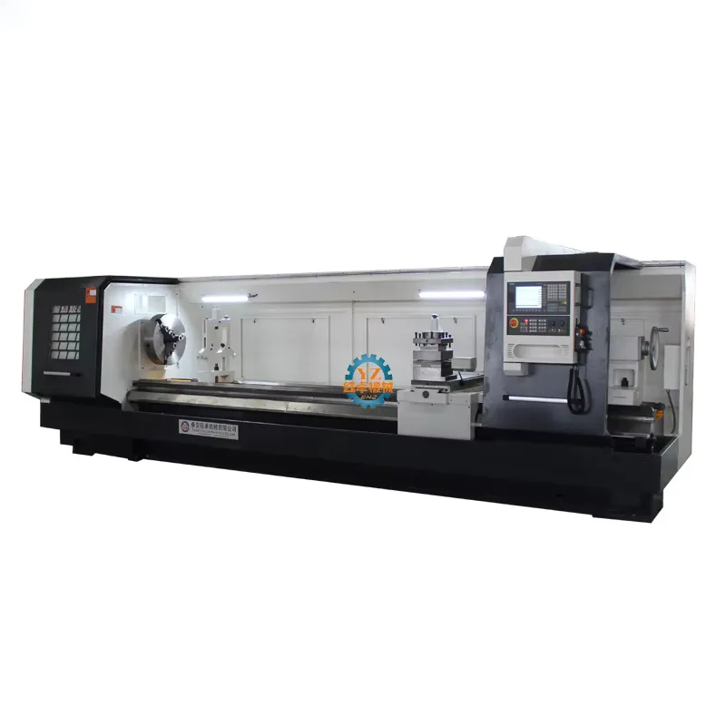CK6180 سرير مسطح كبير من المعدن الثقيل يعمل بمخرطة CNC أدوات هاين