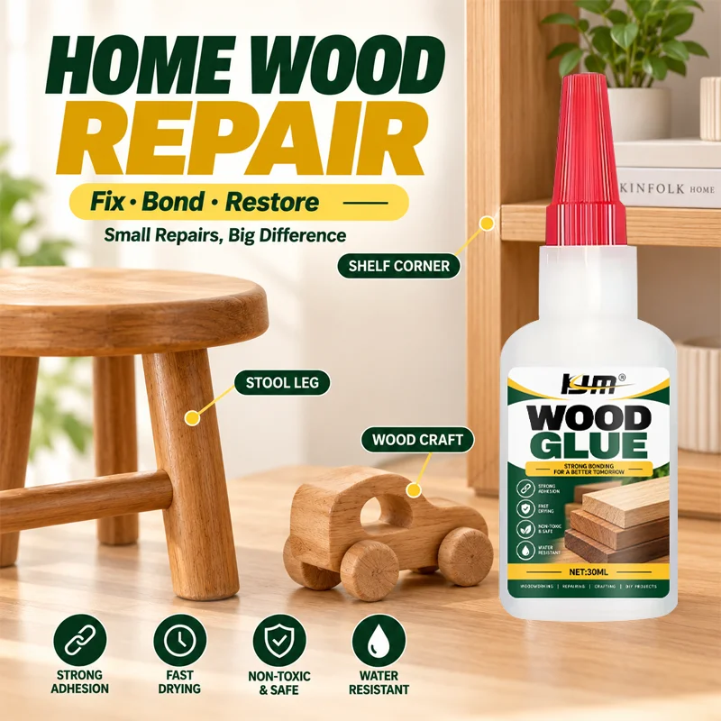 Cola para madeira, adesivo de - Woodworking Quick Glue avaliação e preço