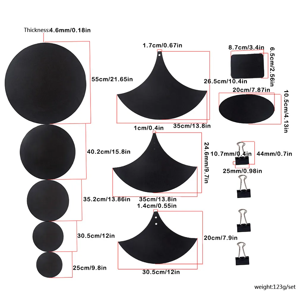 14 Pieces/Set Cymbal Drum Kit Mute Pads Sound Insulation Percussion Drumming Instrument Replacement Part Silencers Drummer