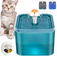 Pet water feeder Pet Cat Dispenser Drinking Water Fountain Activated Carbon Filters LED Automatic Feeder Cats Dog Drinker Bowl